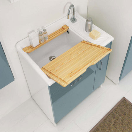 Lavatoio-Colavene-Lindo-Con-Cesto-70X50-Con-Tavola-Lavapanni-In-Legno