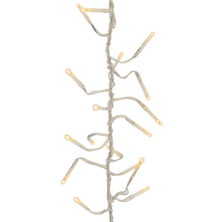 Catena lineare festone di luce bianca calda con MiniLed per decorazioni natalizie