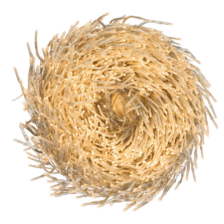 Catena lineare festone di luce bianca calda con MiniLed per decorazioni natalizie