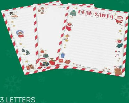 Legami---Kit-Per-Lettera-A-Babbo-Natale,-Set-Lettera-Unisex,-Contiene-Busta,-Lettere-Da-Compilare,-Cartolina,-Foglio-Adesivi,-Dettagli-In-Lamina-glitter,-Carta-Certificata-Fsc