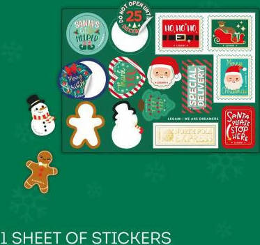 Legami---Kit-Per-Lettera-A-Babbo-Natale,-Set-Lettera-Unisex,-Contiene-Busta,-Lettere-Da-Compilare,-Cartolina,-Foglio-Adesivi,-Dettagli-In-Lamina-glitter,-Carta-Certificata-Fsc