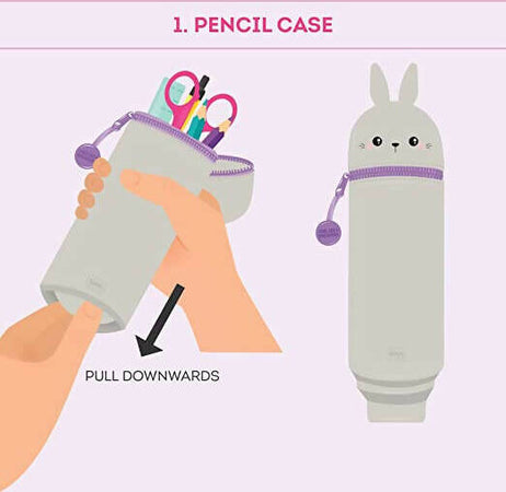 Legami Astuccio 2 in 1 in Morbido Silicone Con Zip Cancelleria e prodotti per ufficio/Scuola e materiale didattico/Materiale scolastico/Cartelle e zaini per la scuola/Astucci Cartoleria Deja Vu - Crotone, Commerciovirtuoso.it