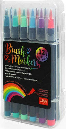Legami Set Di 12 Pennarelli Con Punta Pennelli Colorati per Colorare E Disegnare Cancelleria e prodotti per ufficio/Penne matite scrittura e correzione/Marcatori ed evidenziatori/Pennarelli per disegno Cartoleria Deja Vu - Crotone, Commerciovirtuoso.it
