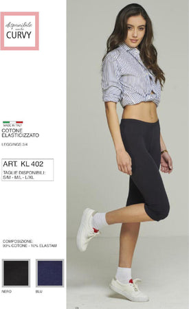 LEGGINGS DONNA PINOCCHIETTO KISSIMO IN COTONE ART KL402