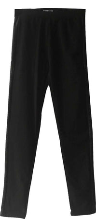 Leggings donna neri felpati con strisce in eco pelle RENATO BALESTRA art. raffaella leggings pantalone elasticizzato aderente donna leggings donna L'Orchidea - Siderno, Commerciovirtuoso.it