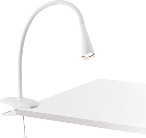 LENA Lampada clip bianca Illuminazione/Illuminazione per interni/Illuminazioni per pareti/Applique Led Mall Home - Napoli, Commerciovirtuoso.it
