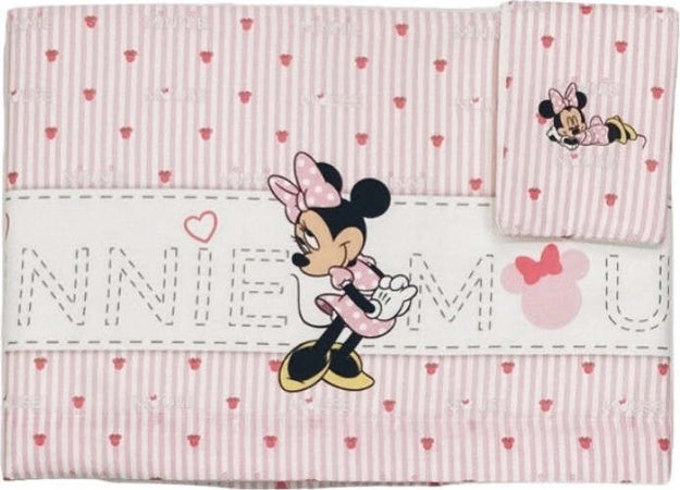 Lenzuola-culla-Minnie-Mouse-love-neonato-Disney