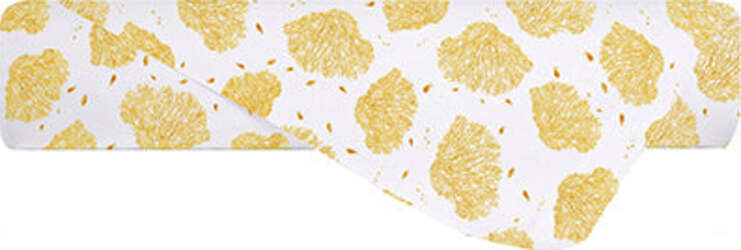 Lenzuolo-piano-stampa-digitale-in-cotone-made-in-italy-CORALLI-TRE-PESCI-OCRA-SU-BIANCO
