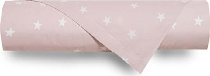 Lenzuolo-piano-stampa-digitale-in-cotone-made-in-italy-STELLINE-ROSA