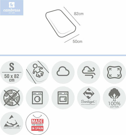 Lenzuolo Regolabile - Culla 50X82X1 Cm Liso E Bianco Casa e cucina/Tessili per la casa/Biancheria per culle e lettini/Biancheria bebè/Lenzuola da culla La Casa Del Bebè - Napoli, Commerciovirtuoso.it