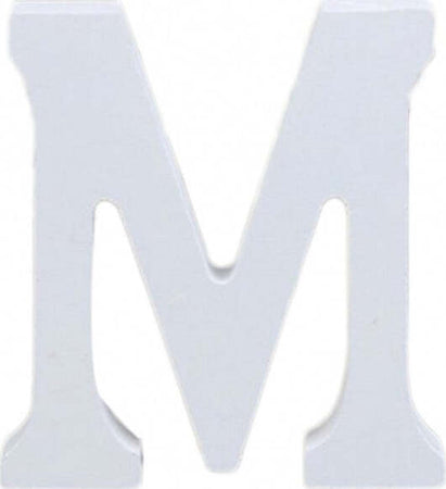Lettera-M-In-Legno-Bianco-11cm-Decorazione-Confettata-Compleanno-Promessa-Wedding
