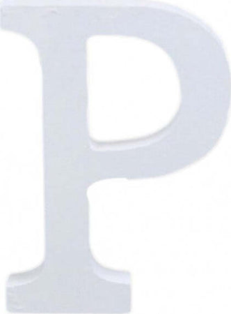 Lettera-P-In-Legno-Bianco-11cm-Decorazione-Confettata-Compleanno-Promessa-Wedding