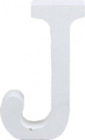 Lettere-Alfabeto-Lettera-J-In-Legno-Bianco-H-11-Cm-Decorazione-Arredo-Wedding