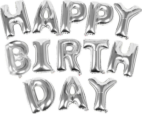 Lettere Gonfiabili Palloncini Elio Happy Birthday Addobbi Compleanno 35cm Argento Prodotti per Feste > Festoni e Palloncini Trade Shop italia - Napoli, Commerciovirtuoso.it