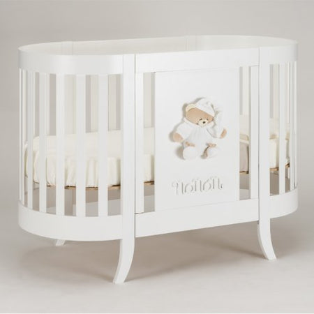 Lettino Ovale Nanan Bianco