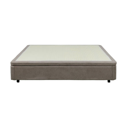 Letto matrimoniale Sommier 160x190 con contenitore in tessuto Enjoy 03 taupe