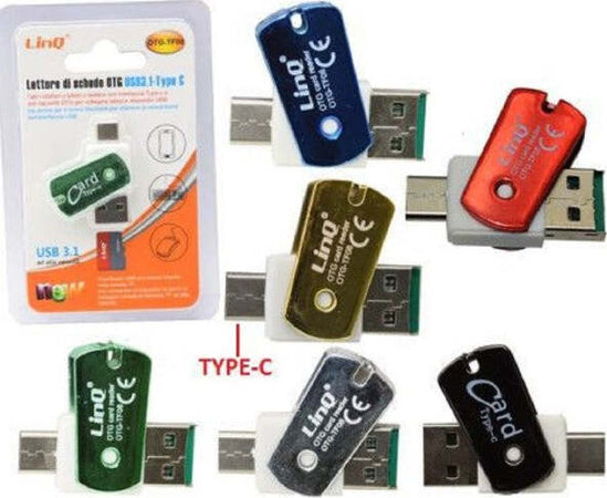 Lettore-Di-Schede-Memory-Card-Micro-Sd-Otg-Usb-3.1---Type-C-Adattatore-Otg-tf08