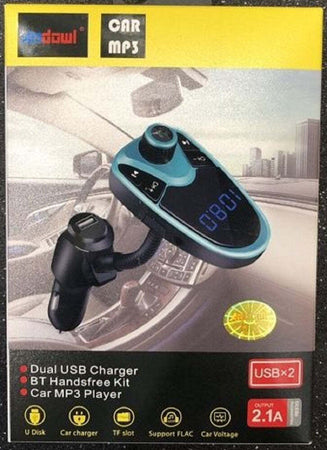 Lettore Mp3 Multifunzione Wireless 2.1a Caricabatteria Doppio Usb Per Auto Q-b68 Elettronica/Audio e video portatile/Lettori MP3 e MP4 Trade Shop italia - Napoli, Commerciovirtuoso.it