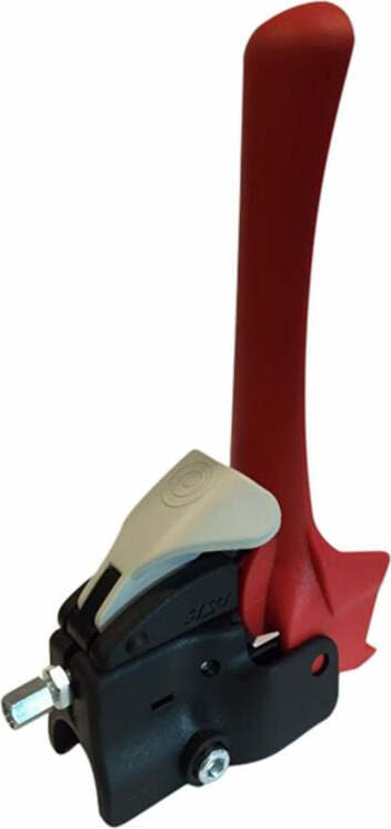 leva arresto motore con corsa cavo 25mm e Ø tubo 25/26mm