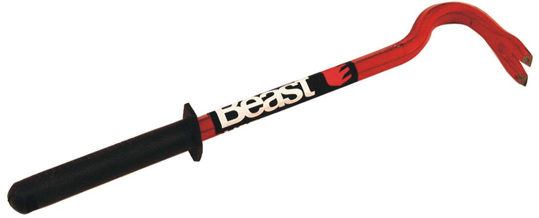 Levachiodi in acciaio con manico in gomma per edilizia Beast 300 x 12 mm