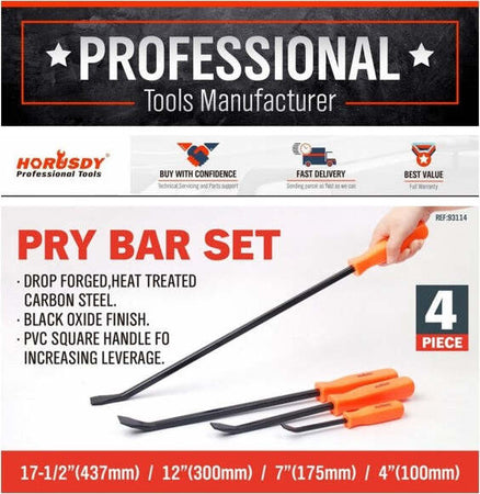 Leve-Set-4-Pezzi-Utensili-Officina-Meccanico-Gommista-Carrozzeria-Carrozziere