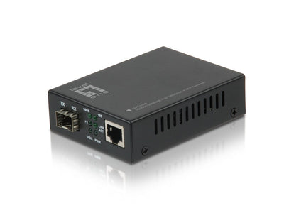 LevelOne GVT-2000 convertitore multimediale di rete 1000 Mbit/s Modalità multipla Nero