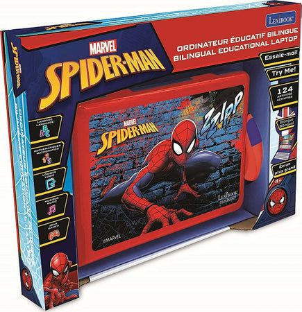 Lexibook Disney Spiderman Computer Educativo Bilingue Italiano/ Inglese per Bambini Giochi e giocattoli/Elettronica per bambini/Giochi elettronici Cartoleria Deja Vu - Crotone, Commerciovirtuoso.it