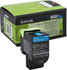 Lexmark - Toner - Ciano - 80C20C0 - return program - 1.000 pag Elettronica/Informatica/Stampanti e accessori/Accessori per stampanti a inchiostro e laser/Cartucce d'inchiostro Eurocartuccia - Pavullo, Commerciovirtuoso.it
