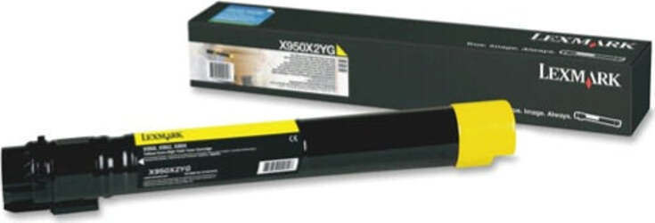 Lexmark - Toner - Giallo - X950X2YG - 22.000 pag Elettronica/Informatica/Stampanti e accessori/Accessori per stampanti a inchiostro e laser/Cartucce d'inchiostro Eurocartuccia - Pavullo, Commerciovirtuoso.it