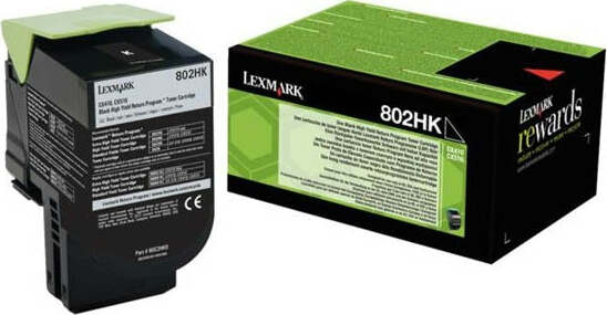 Lexmark - Toner - Nero - 80C2HK0 - return program - 4.000 pag Elettronica/Informatica/Stampanti e accessori/Accessori per stampanti a inchiostro e laser/Cartucce d'inchiostro Eurocartuccia - Pavullo, Commerciovirtuoso.it