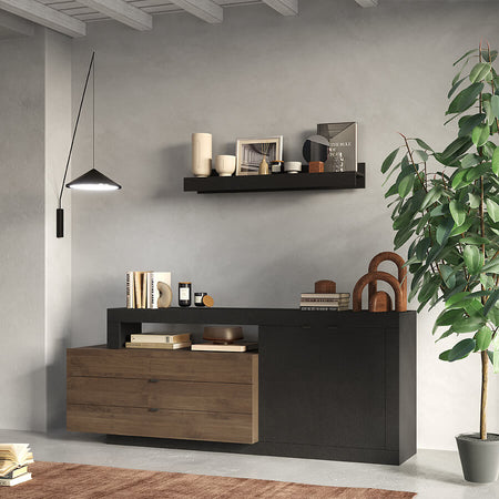 LIBERTY---madia-di-design-moderno-Antracite-cm-199-x-82-x-42-h-Milani-Home