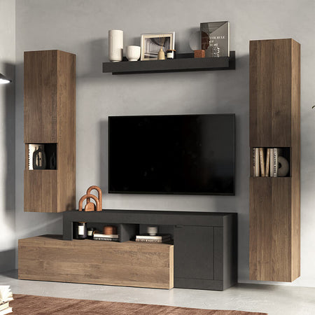 LIBERTY---parete-attrezzata-moderna-Antracite-Milani-Home