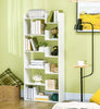 Libreria-Moderna-a-6-Livelli-con-11-Scaffali-Aperti-per-Studio-Soggiorno-ingresso-camera-FDR836-541WT55A