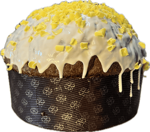 Panettone Artigianale "limoncello" Impasto Con Scorze Di Limone Dei Nebrodi Farcito Con Crema Al Limone Di Sicilia Dolce Tipico Natalizio Panettoni 1.2 Kg