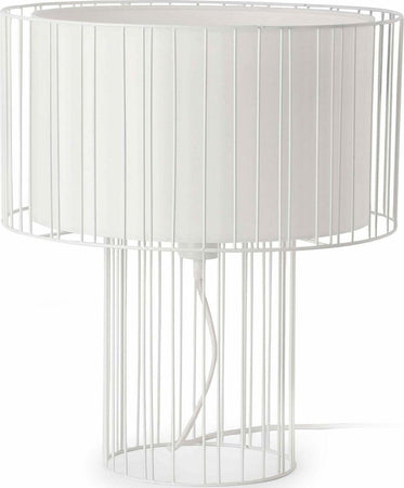 LINDA Lampada da tavolo bianca Illuminazione/Illuminazione per interni/Lampade/Lampade da tavolo e abat-jour Led Mall Home - Napoli, Commerciovirtuoso.it