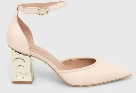 Liu Jo Decolleté Donna Ecopelle Nude Tacco Quadrato Ppyh-obd0ek_02x Liu-Jo