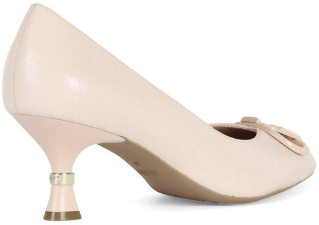 Liujo Decollete Sa4039ex00551315 Nude Tacco Basso Con Logo Nuova Collezione