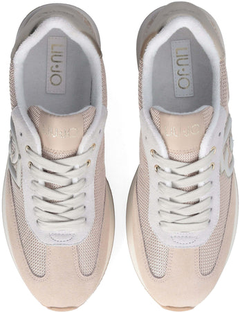 Liujo donna sneakers monogram in camoscio