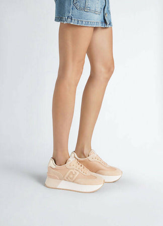 Liujo donna sneakers platform in brighty mesh