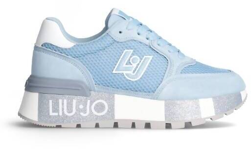 Liujo Sneakers Donna Amazing Scarpe Da Ginnastica Maxi Platform Suede E Mesh BA4005PX303S1706