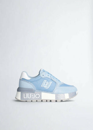 Liujo Sneakers Donna Amazing Scarpe Da Ginnastica Maxi Platform Suede E Mesh BA4005PX303S1706