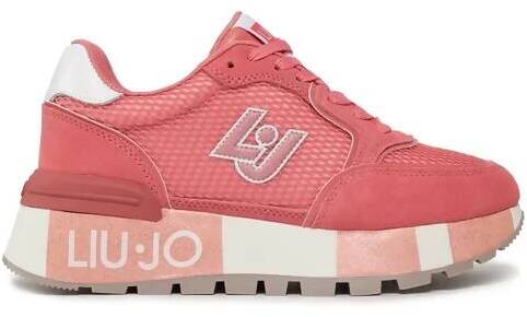 Liujo Sneakers Donna Amazing Scarpe Da Ginnastica Maxi Platform Suede E Mesh BA4005PX303S1706