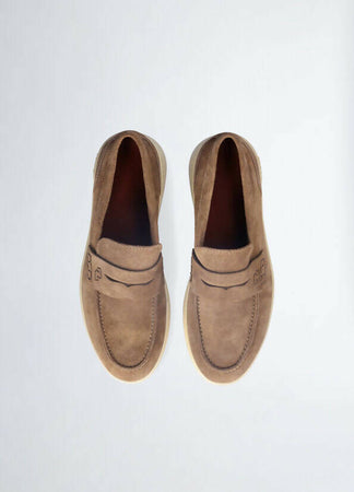 Liujo uomo mocassini in pelle scamosciata