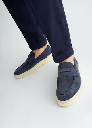 Liujo uomo mocassini in pelle scamosciata