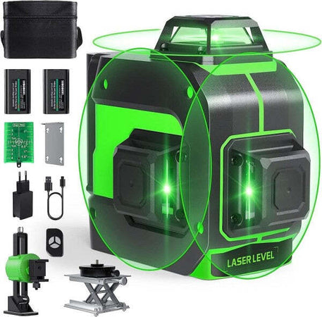 Livella-Laser-Autolivellante-A-360°-Livella-Laser-Verde-2-Batterie-Ricaricabili