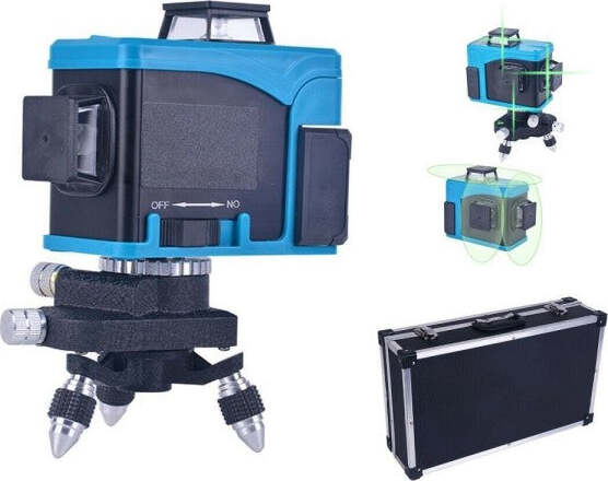 Livella-Laser-Tracciatore-12-Linee-Autolivellante-360º-Con-Telecomando-Art.94460