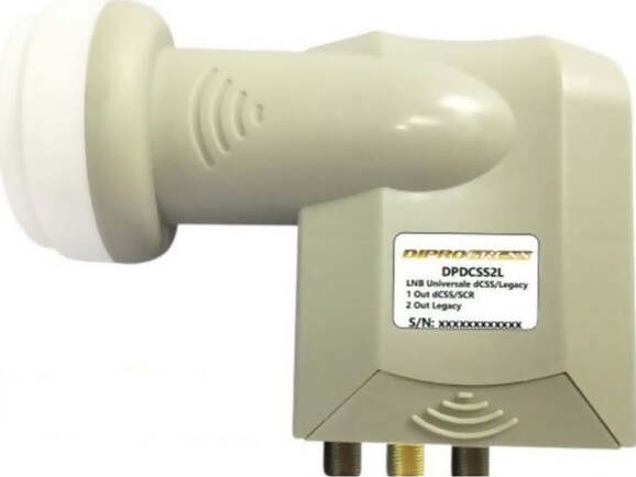 LNB-dCSS/SCR-16-UB-+-2-Out-Legacy-DIPROGRESS-DPDCSS2L
