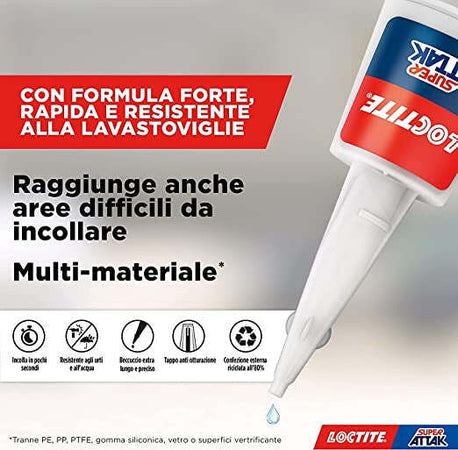 LOCTITE-Collante-istantaneo-universale-SUPER-ATTAK-Trasparente-Tubetto-da-5-gr
