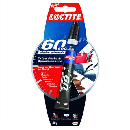 Loctite super attak gr.20 Cancelleria e prodotti per ufficio/Archivio ufficio e accessori per scrivania/Nastri colle elastici e graffette/Adesivi e colle/Super colla La Zappa - Altamura, Commerciovirtuoso.it