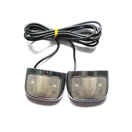Logo Led Proiettore Sottoporta ABARTH 12V 5W Adesivo Cortesia Luci Universale Auto